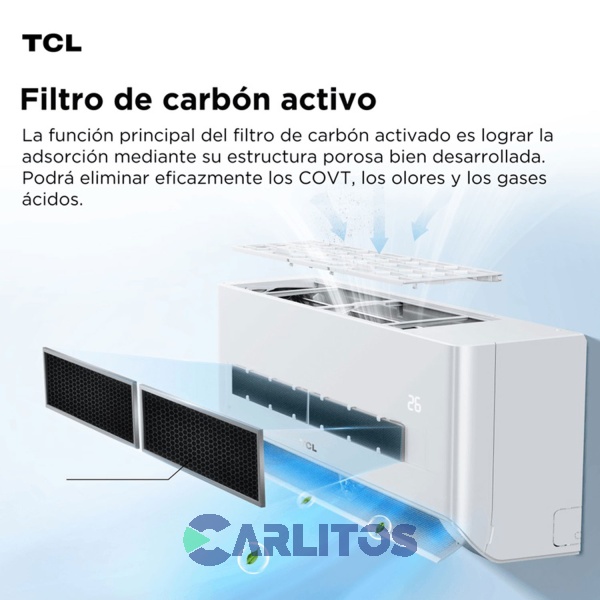 Aire Acondicionado Split Tcl 3350 Watts - Frio/Calor Taca3350fcsd/el5-sk