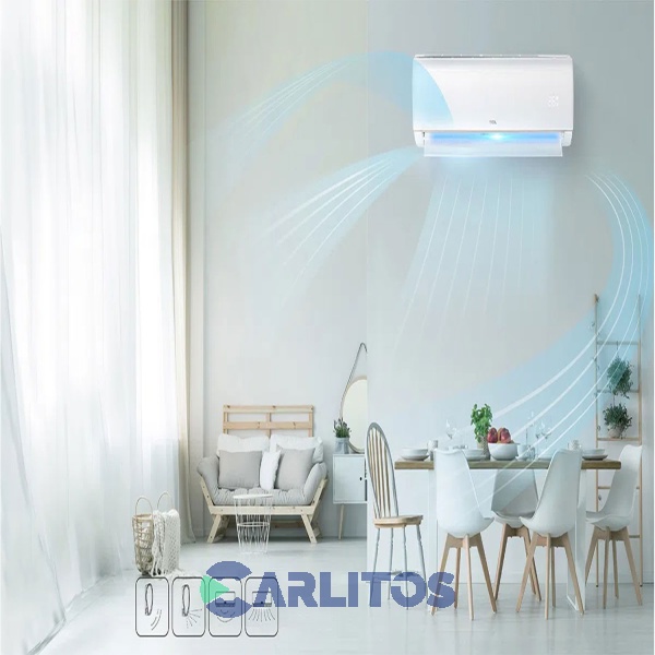 Aire Acondicionado Split Inverter Tcl 10500 Watts - Frio/Calor Tep-10500fcsd/el Inv-sk