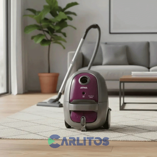 Aspiradora Con Bolsa Atma 2000 Watts Tubos Metalicos As9121n