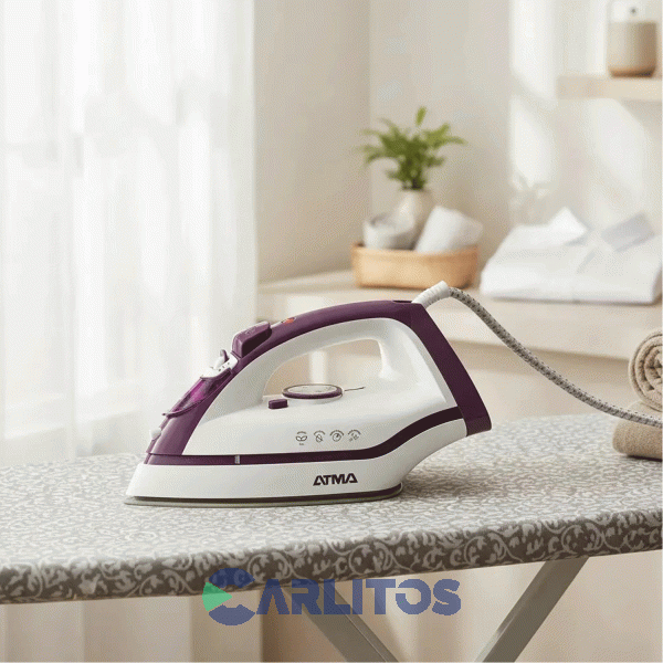 Plancha A Vapor Atma 2200 Watts Suela Ceramica Pav7271pi