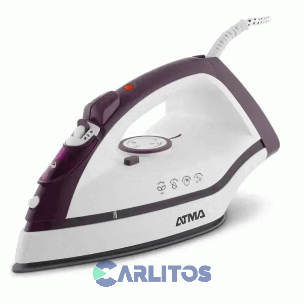 Plancha A Vapor Atma 2200 Watts Suela Ceramica Pav7271pi