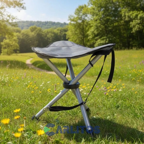 Banqueta Camping North Pak De Aluminio - Tela Poliester - Plegable 7847 - 72749