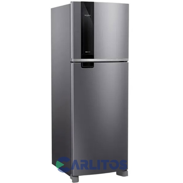 Heladera No Frost  Whirlpool Inverter 403 Litros Acero Inoxidable Wrm46mk