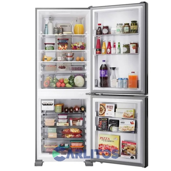 Heladera No Frost Whirlpool Inverter 530 litros Combi Acero Inoxidable Wre66ak