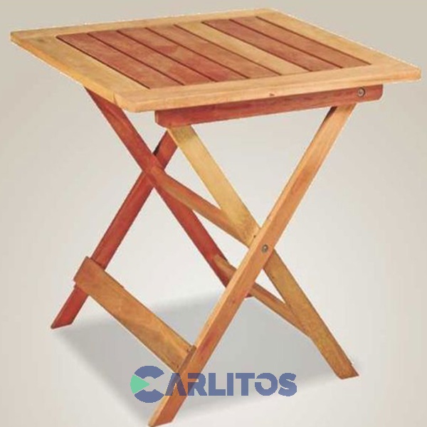 Mesa Arandu 0.75 Mts Simple Plegable Ecomadera Cod: 141 Eucalipto Impregnado