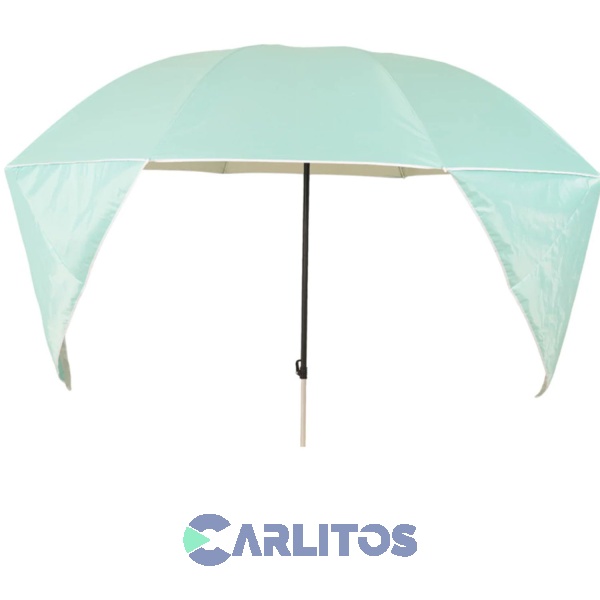 Sombrilla Refugio 2.40 Metros - Tela Polyester Outdoors U240r Celeste