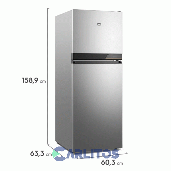 Heladera No Frost Gafa Inverter Plata 320 Litros Hgnf283p