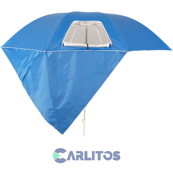 Sombrilla Refugio 2.40 Metros - Tela Polyester Outdoors U240r Azul