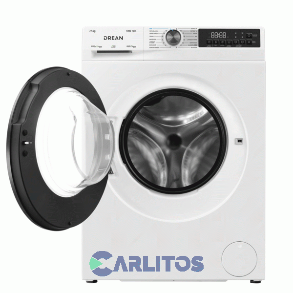 Lavarropa Carga Frontal Drean 7.5 KG 1000 RPM Inverter Blanco Lfdr0710isb0