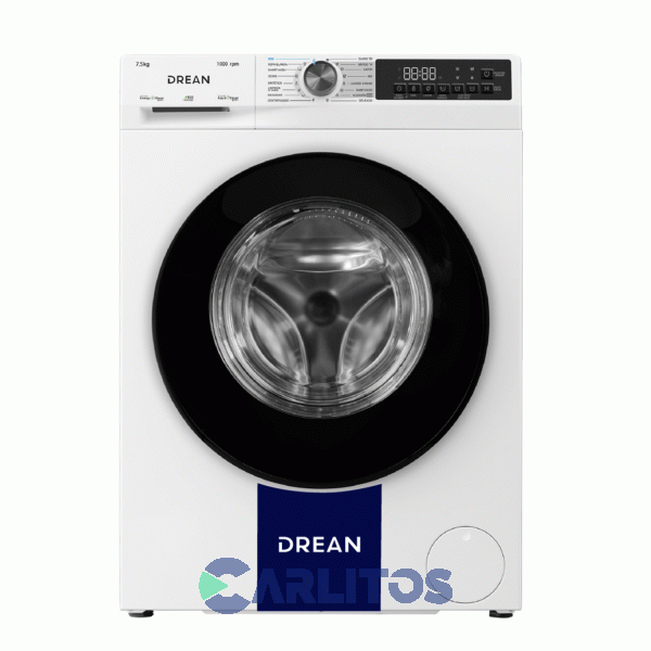 Lavarropa Carga Frontal Drean 7.5 KG 1000 RPM Inverter Blanco Lfdr0710isb0
