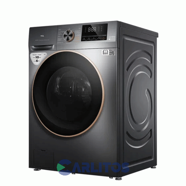 Lavasecarropa Tcl Inverter 10+6 Kg 1200 RPM Gris C2210wdg