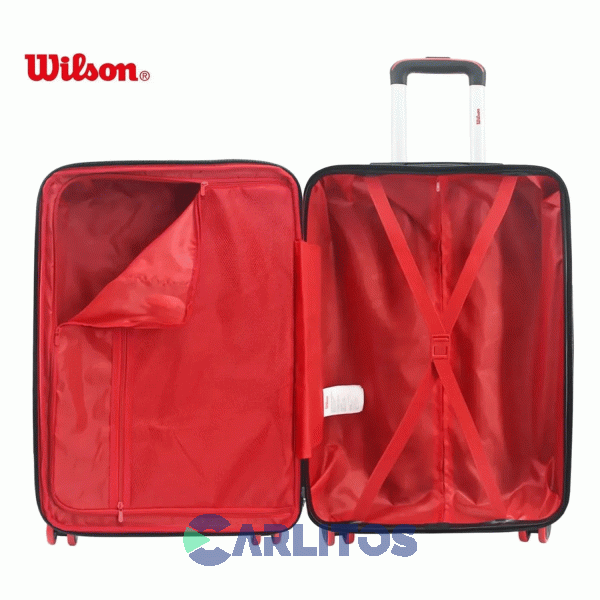 Valija 24" 4 Ruedas Giratorias Wilson 65.1742N/3 Negro