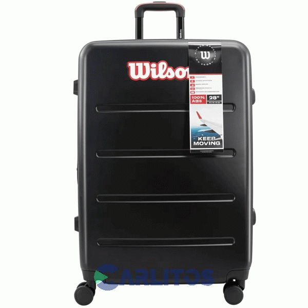 Valija 28" Rigida 4 Ruedas Giratorias Wilson 65.1742N/4 Negro