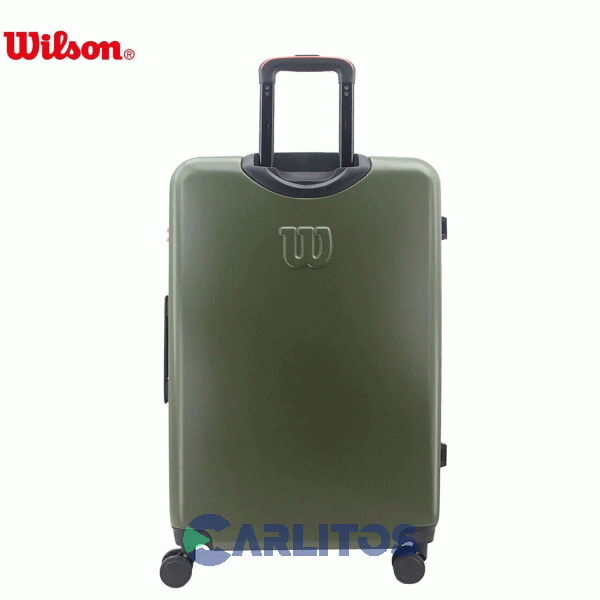Valija 20" Rigida 4 Ruedas Giratorias Wilson 65.1742V/2 Verde