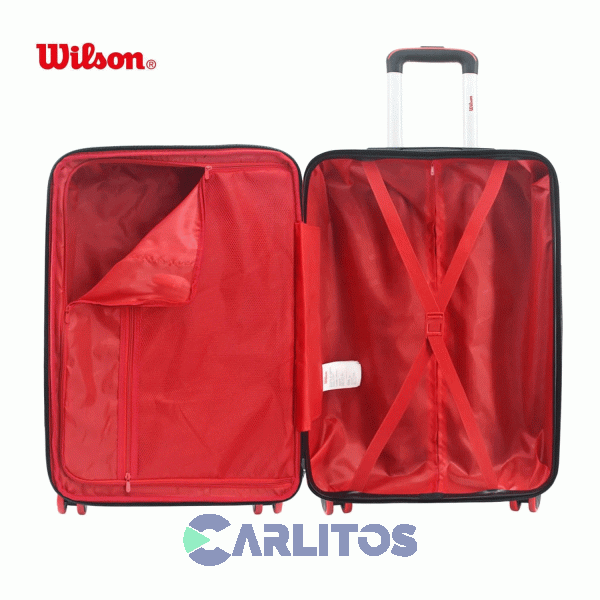 Valija 20" Rigida 4 Ruedas Giratorias Wilson 65.1742V/2 Verde