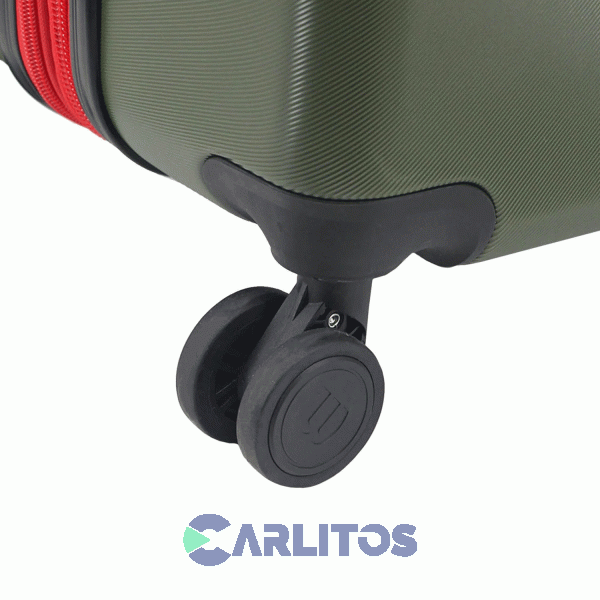 Valija 20" Rigida 4 Ruedas Giratorias Wilson 65.1742V/2 Verde