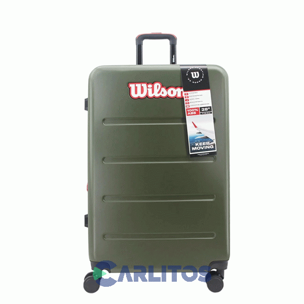 Valija 24" Rigida 4 Ruedas Giratorias Wilson 65.1742V/3 Verde