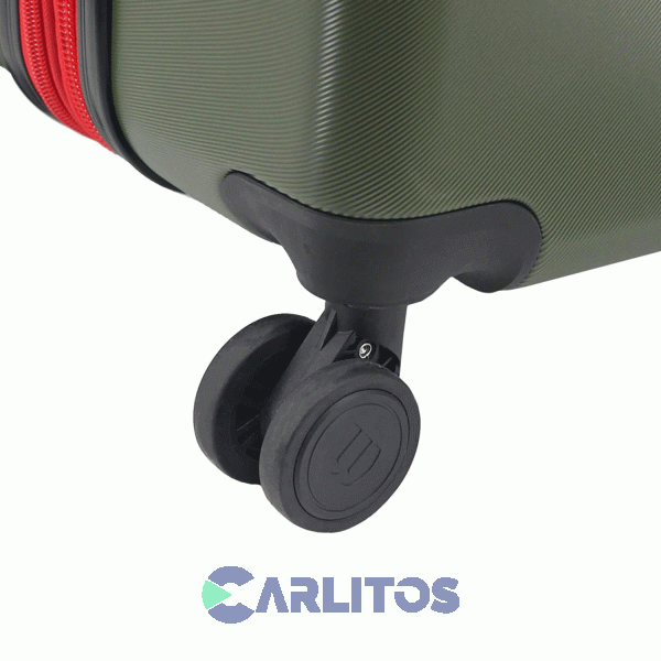Valija 24" Rigida 4 Ruedas Giratorias Wilson 65.1742V/3 Verde