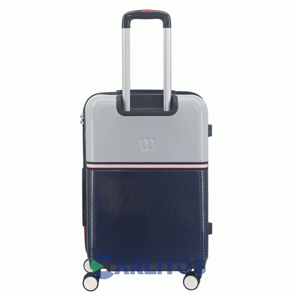 Valija 20" Rigida 4 Ruedas Giratorias Wilson 65.1747A/2 Azul