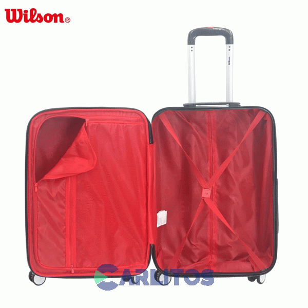 Valija 24" Rigida 4 Ruedas Giratorias Wilson 65.1747A/3 Azul