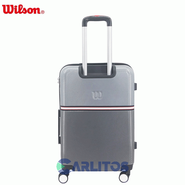 Valija 20" Rigida 4 Ruedas Giratorias Wilson 65.1747G/2 Gris