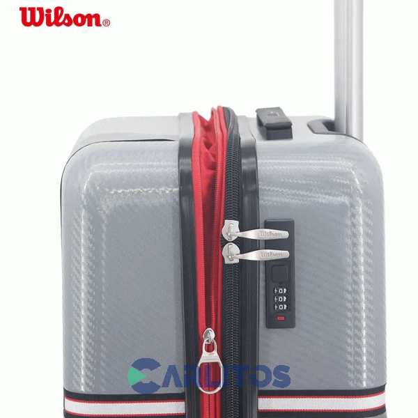 Valija 24" Rigida 4 Ruedas Giratorias Wilson 65.1747G/3 Gris