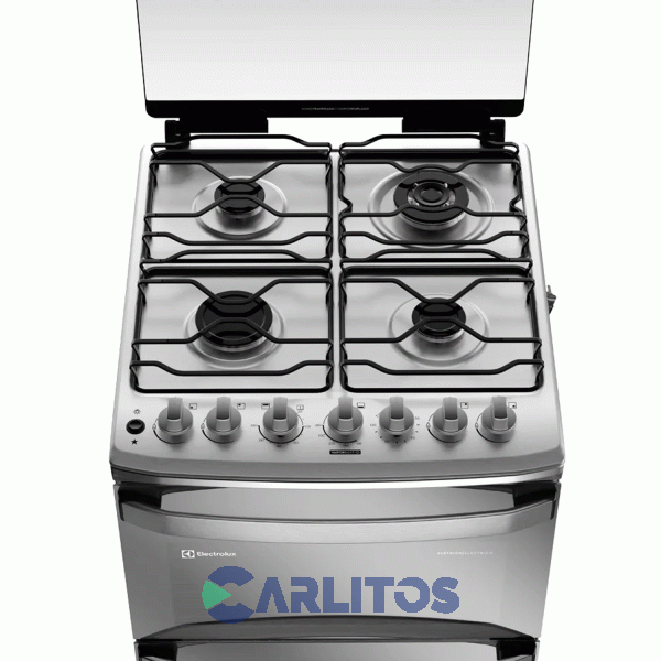 Cocina A Gas Electrolux 56 CM Acero Inoxidable Doble Horno F4edm