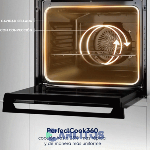 Cocina A Gas Electrolux 56 CM Acero Inoxidable Doble Horno F4edm