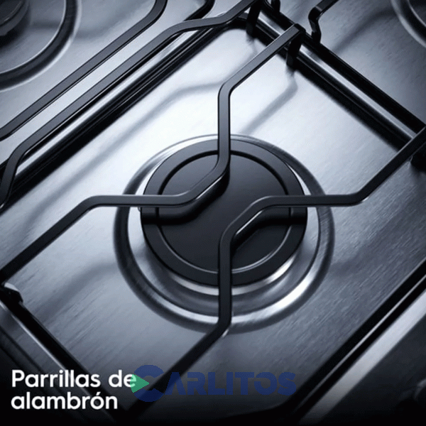 Cocina A Gas Electrolux 56 CM Acero Inoxidable Doble Horno F4edm
