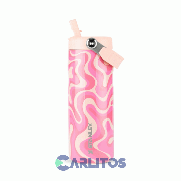 Botella De Acero Inoxidable Stanley  Aerolight Flip Straw 0.473 L 10-12110-419 Sorbet Groove