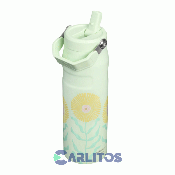 Botella De Acero Inoxidable Stanley Aerolight Flip Straw  0.473 L 10-12110-421 Honeydew Garden