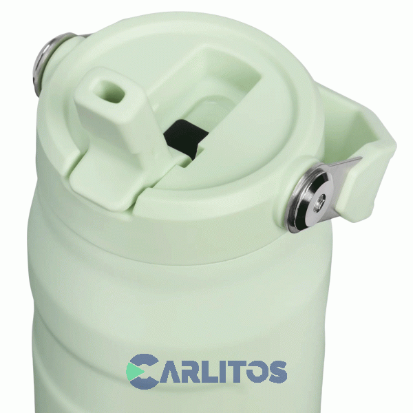 Botella De Acero Inoxidable Stanley Aerolight Flip Straw  0.473 L 10-12110-421 Honeydew Garden