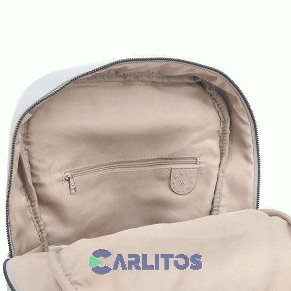 Mochila De Dama Amayra 67.5300166 Gris Claro