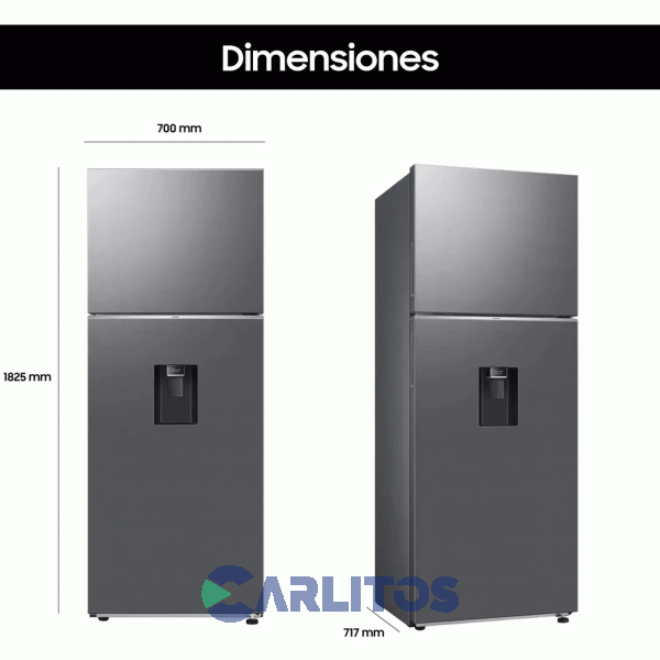Heladera No Frost Samsung Inverter 457 Litros Rr47cg6722s9