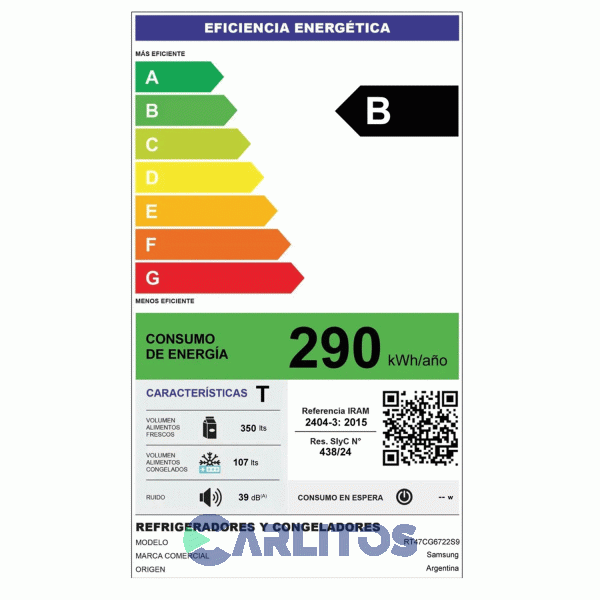 Heladera No Frost Samsung Inverter 457 Litros Rr47cg6722s9