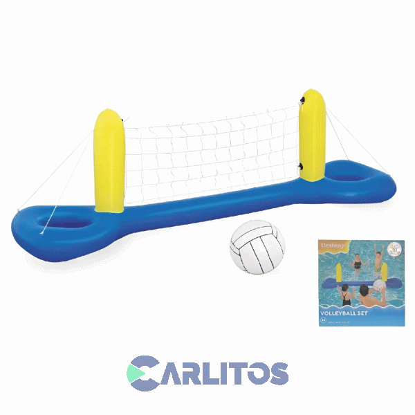 Set De Voley Inflable Bestway Para Pileta 2.52 X 0.64 Cm