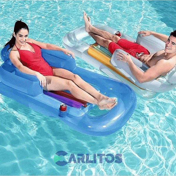 Colchoneta Sillon Inflable Bestway Para Agua 161 X 89 Cm 43028