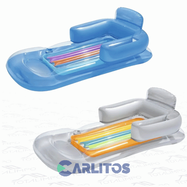 Colchoneta Sillon Inflable Bestway Para Agua 161 X 89 Cm 43028