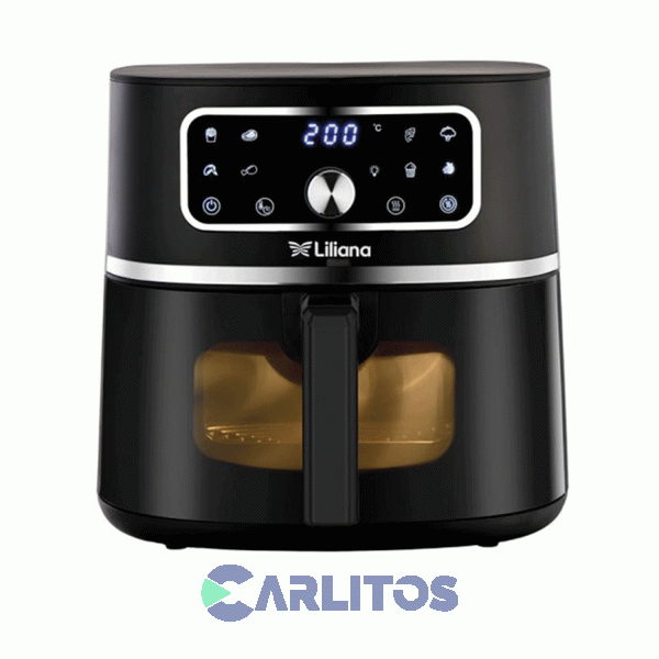 Freidora De Aire Fryer Lilliana Airtouch Digital Negra af957