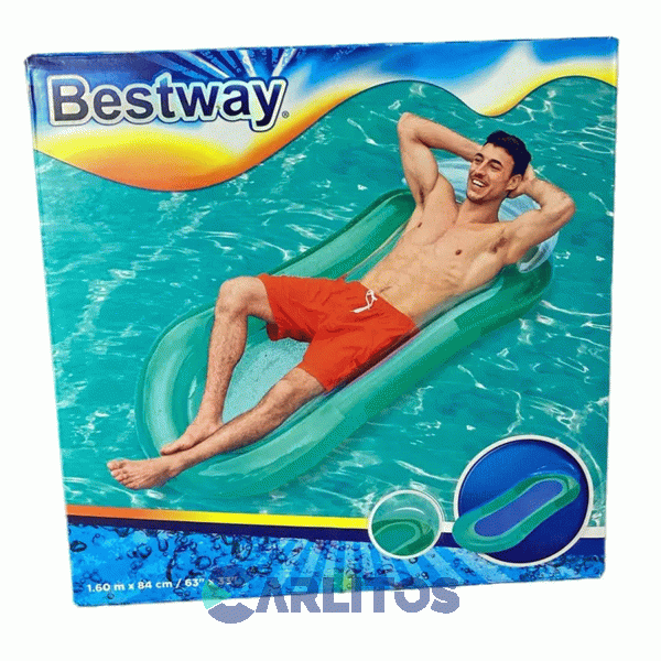 Colchoneta Inflable Bestway Para Agua Con Red 160 X 84 CM 43103