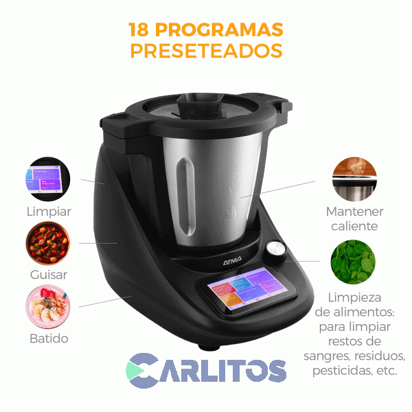 Robot De Cocina Smart Atma Mix II 3 Litros Rc2023tcp