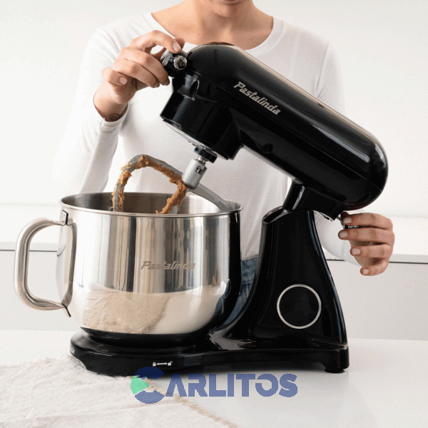 Batidora De Pie Pastalinda Con Bowl De 8 Litros 1200 Watts Sm-1522ml Negra