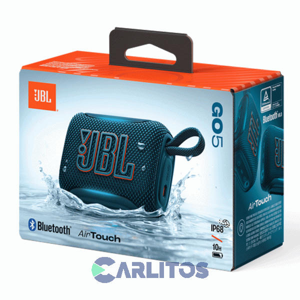 Parlante Con Bluetooth JBL 4.8 Watts Rms Go5bluam Azul