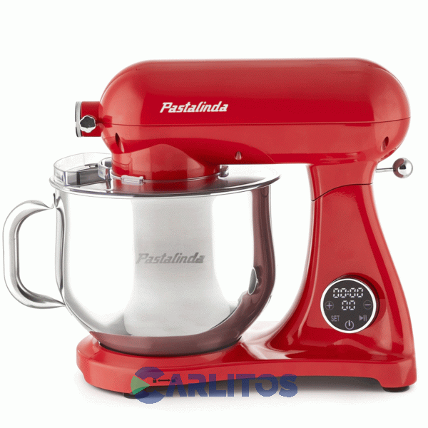 Batidora De Pie Pastalinda Con Bowl De 8 Litros 1200 Watts Sm-1522ml Roja