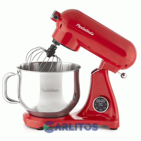 Batidora De Pie Pastalinda Con Bowl De 8 Litros 1200 Watts Sm-1522ml Roja