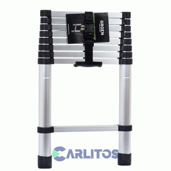 Escalera Multifuncion Garden Life Telescopica 9 Escalones Aluminio Te2650