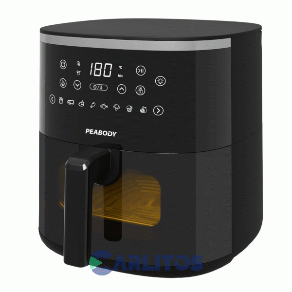 Freidora De Aire Peabody Fryer Digital Negra Pe-Afw520n
