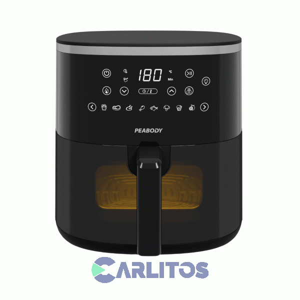 Freidora De Aire Peabody Fryer Digital Negra Pe-Afw520n