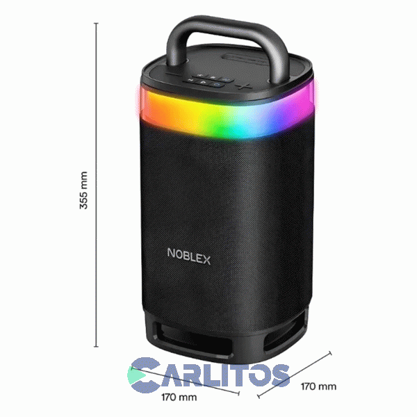 Parlante Torre Noblex Con Bluetooth Y Bateria 120 Watts Rms Tsn1500n