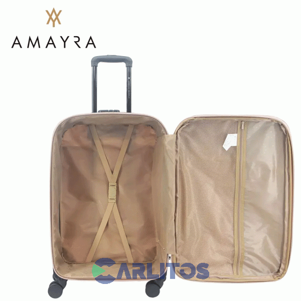 Valija 24" Rigida 4 Ruedas Giratorias Amayra 67.8007/3 Nude